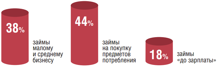 Сегменты рынка микрокредитов