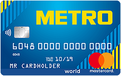 Кредитная карта METRO заказать онлайн